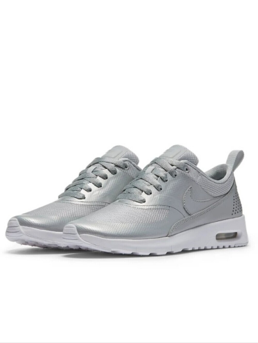 Like New! Nike (Girl) Air Max Thea SE Sneakers 'Metallic Platinum'